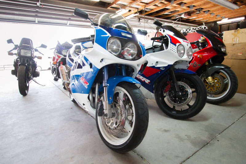 Perkins is also working on CBRs, a Katana, and oh yeah, a Bimota.